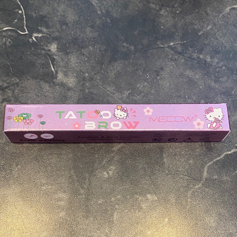 MECOW Hello Kitty Tatoo Brow Eyeliner & Seal Eyeliner Professional Make-Up